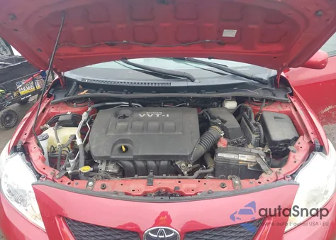 2010 Toyota Corolla Le z USA, uszkodzony, nr VIN 2T1BU4EE7AC281925